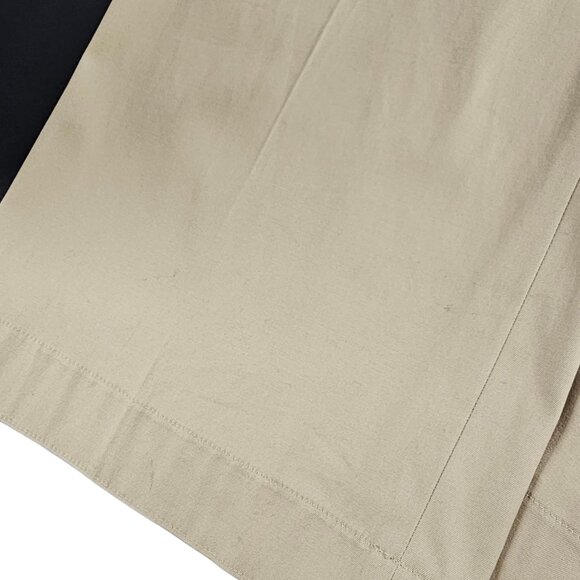 Theory Womens Classic Straight Pant in Cotton Chino, Tan, Wide Leg, Size 8 - Picture 9 of 9